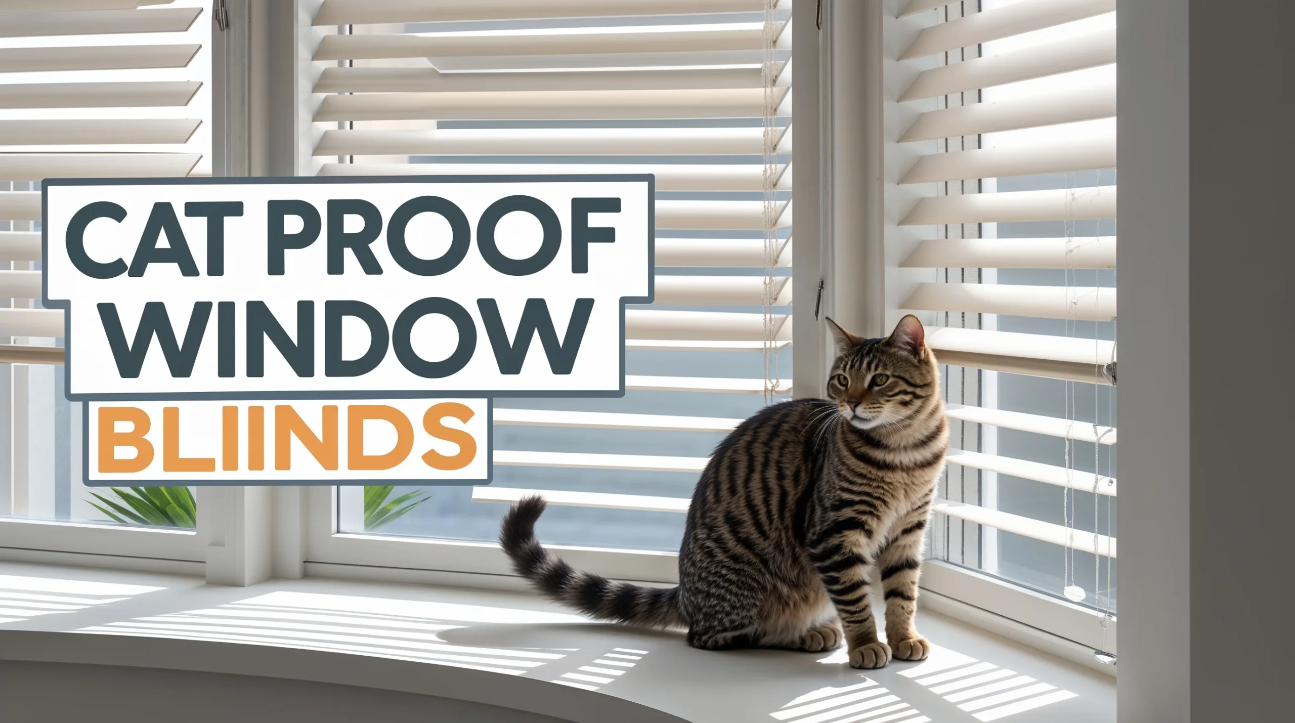 cat proof window blinds