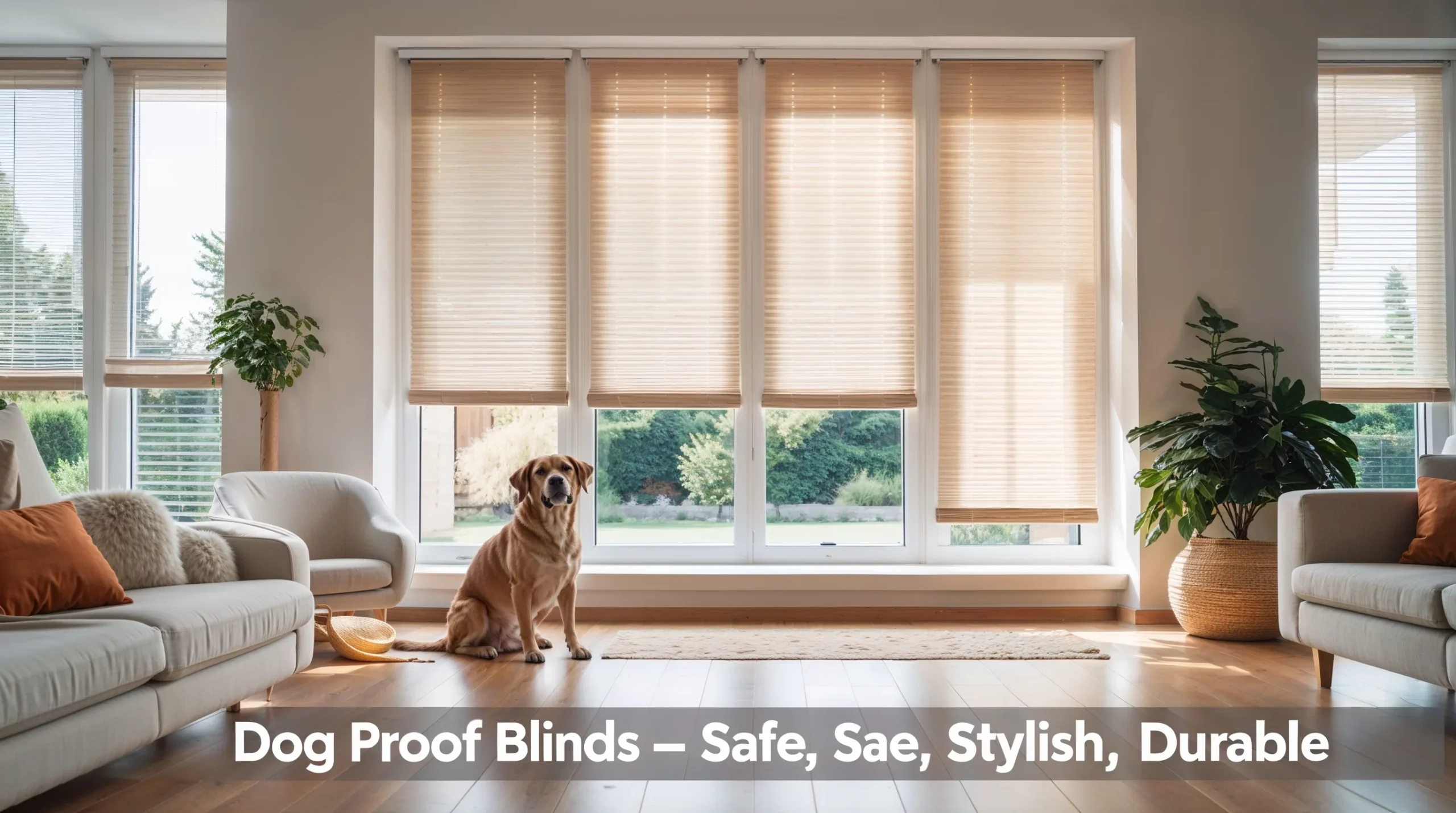 Dog-proof blinds